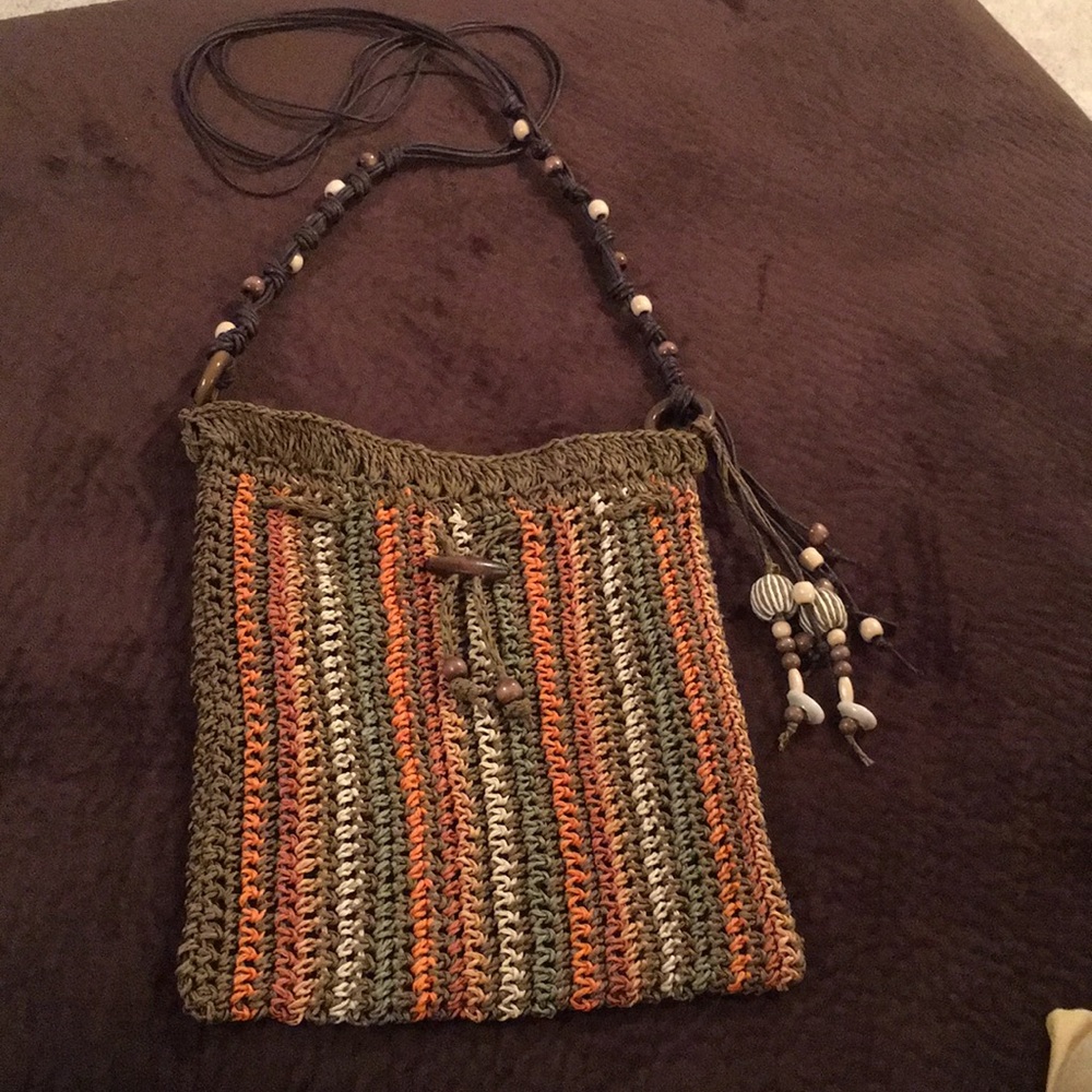 Straw Crossbody Bag